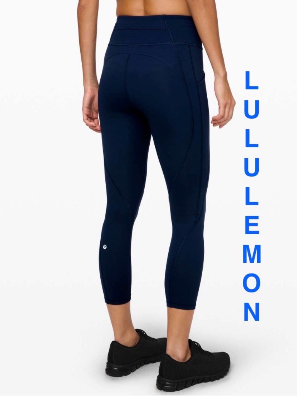 Lululemon | Time To Sweat Crop 23" - 
True Navy - Women’s 6